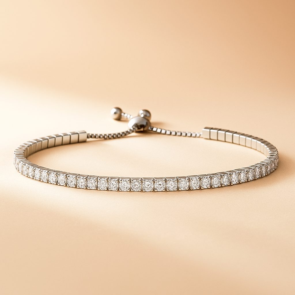 925 Sterling Silver Bracelet with Premium Rhodium Plating - Image 4