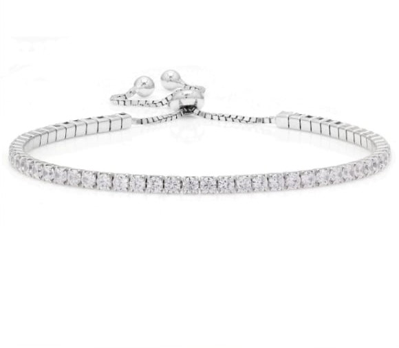925 Sterling Silver Bracelet with Premium Rhodium Plating - Image 3